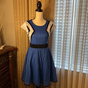 Sean John Size XL Casual Blue Dress
